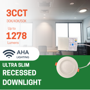 4" Ultra Slim Downlight 9W 630LM CCT Tunable 3000/4000/5000K TRIAC Dimming 120-277V J-box - Image 2