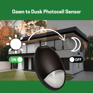 12W LED Mini Wall Pack 5000K with Emergency Battery Backup/ Photocell(DB) - Image 3