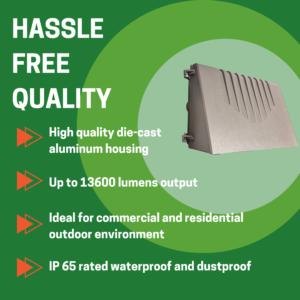 Full Cutoff Wall Pack 80W With Photocell Sensor CCT Tunable 3000K/4000K/5000K Outdoor Fixture - Image 8